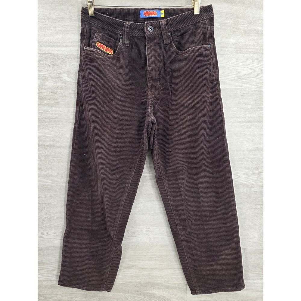 Empyre Y2K Corduroy Relax Baggy Pants Skater Grunge Java Brown Men's Size 28